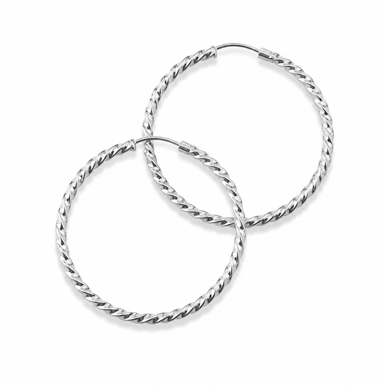 Argola Redonda Fio Torcido 3cm 1,7g