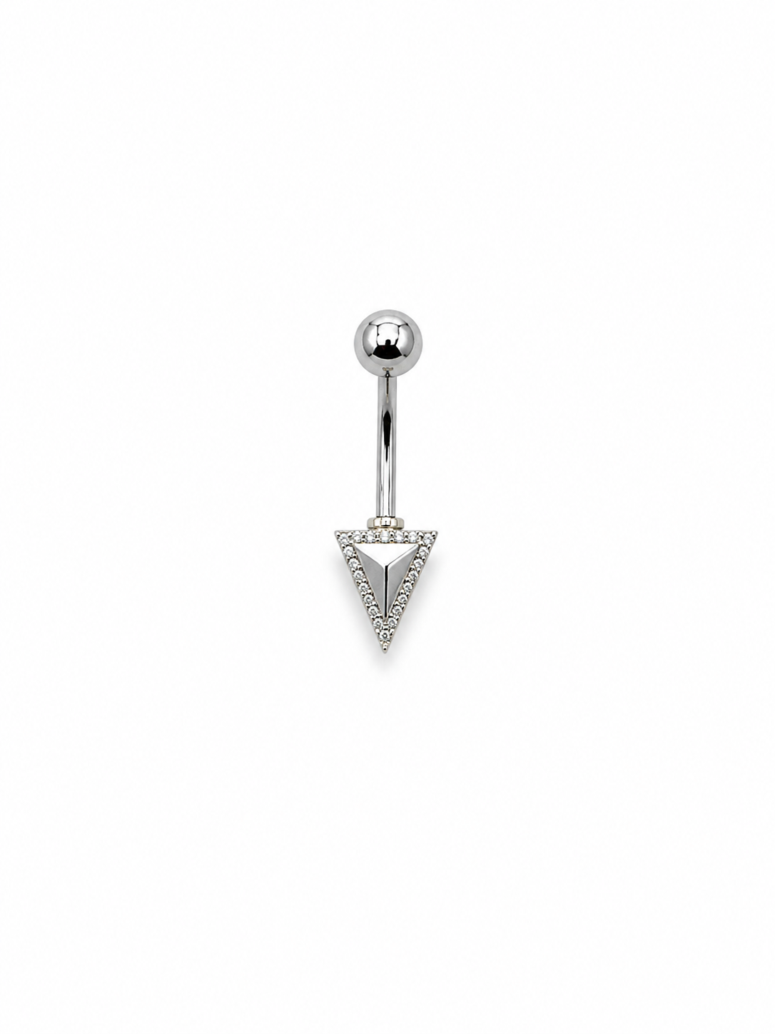 Piercing Triangulo Cravejado Umb