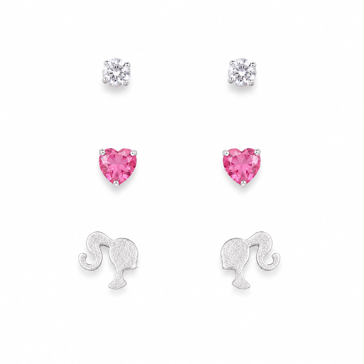 Trio Zirc Rosa/ping/barbie